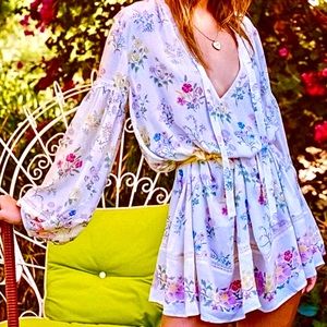 🌺🎉HP🎉🌺 NWT Spell & The Gypsy Posy Mini Dress Gardenia